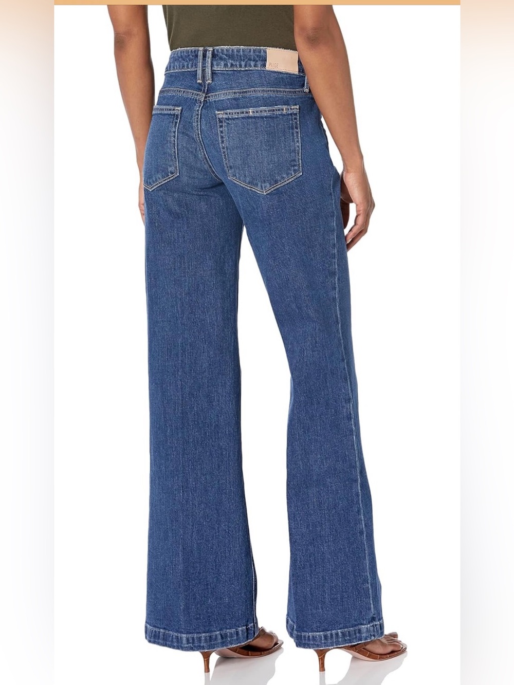 PAIGE Sabine Wide-Leg Jean in Everywhere Color - Picture 2 of 2